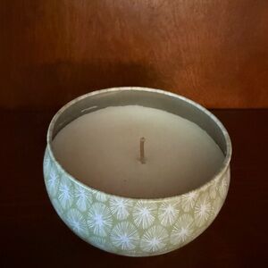 Green Patterned Candle Bowl